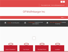 Tablet Screenshot of ofwolfinbargerinc.com